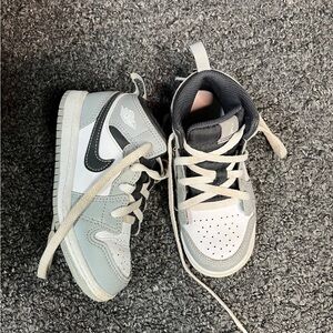 Kids Black and White Sneakers